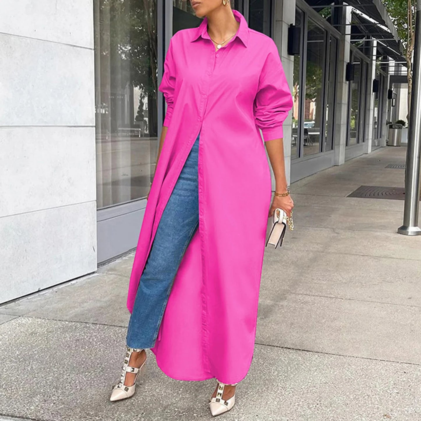 Vestido Camisa de Mujer