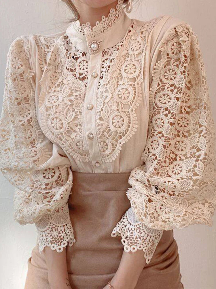 Blusa Patchwork de Encaje