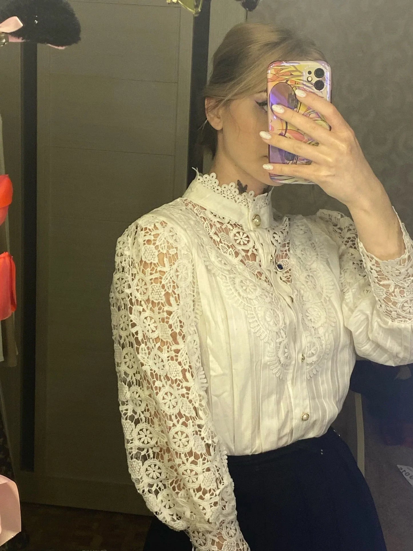 Blusa Patchwork de Encaje