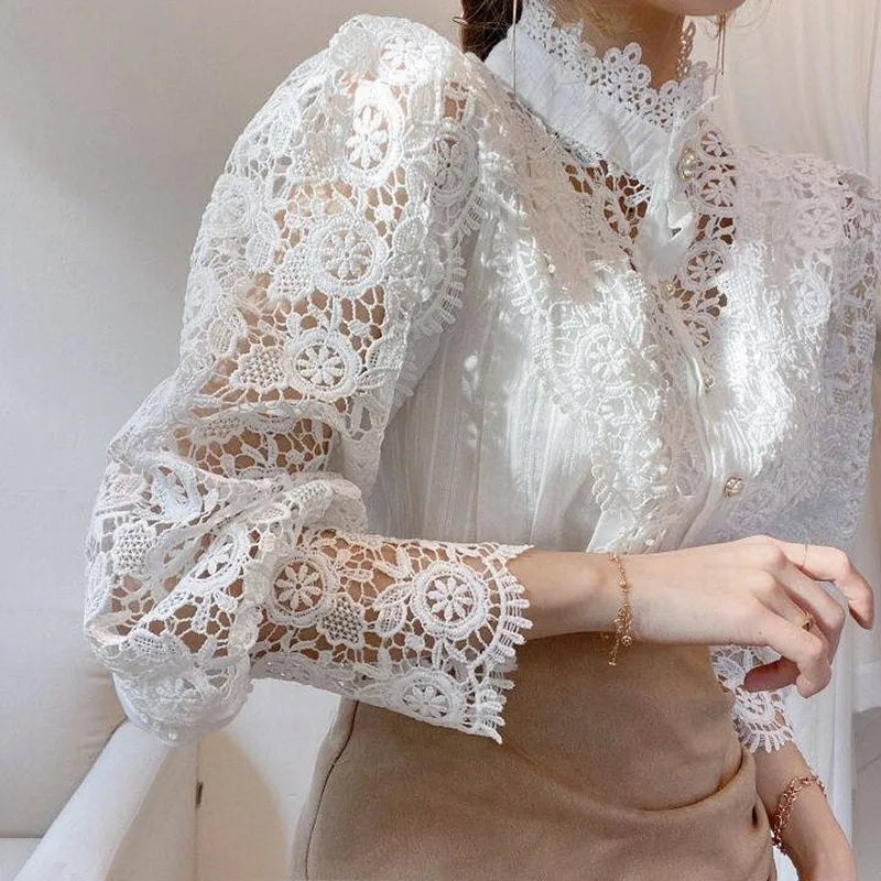 Blusa Patchwork de Encaje