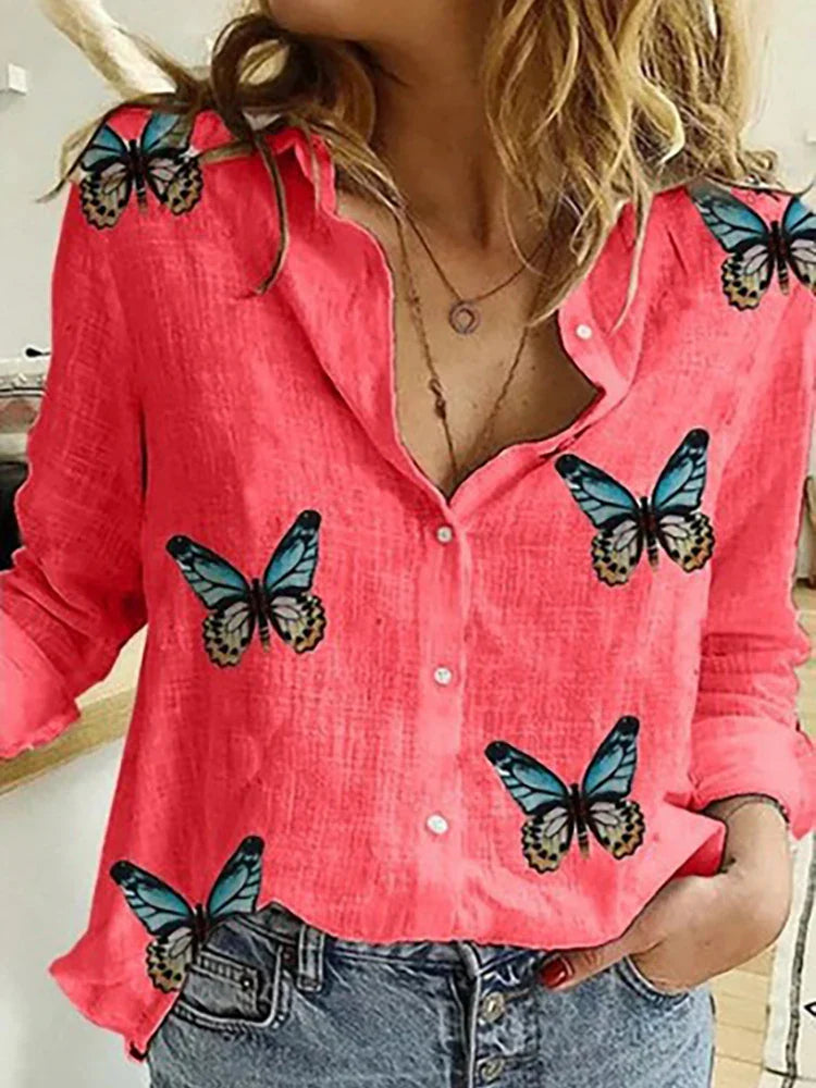 Camisa Vintage Algodón y Lino
