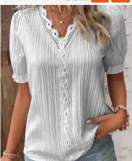Blusa Tejida con Cuello V