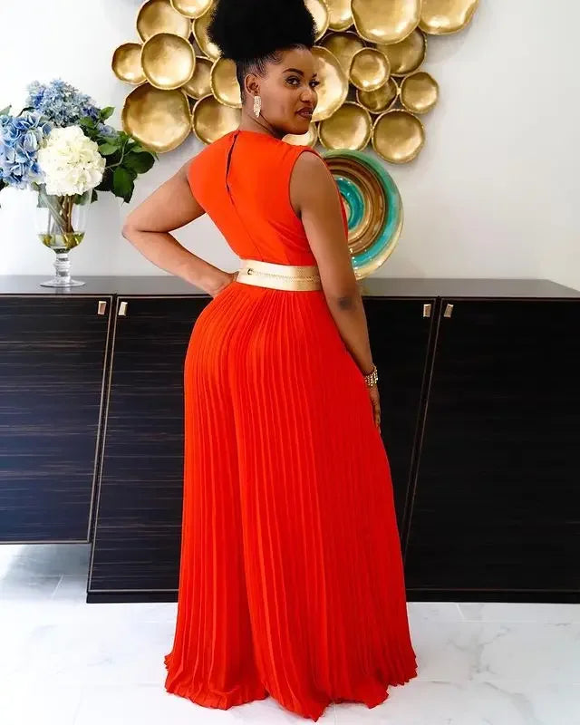 Long Wide Leg Jumpsuit