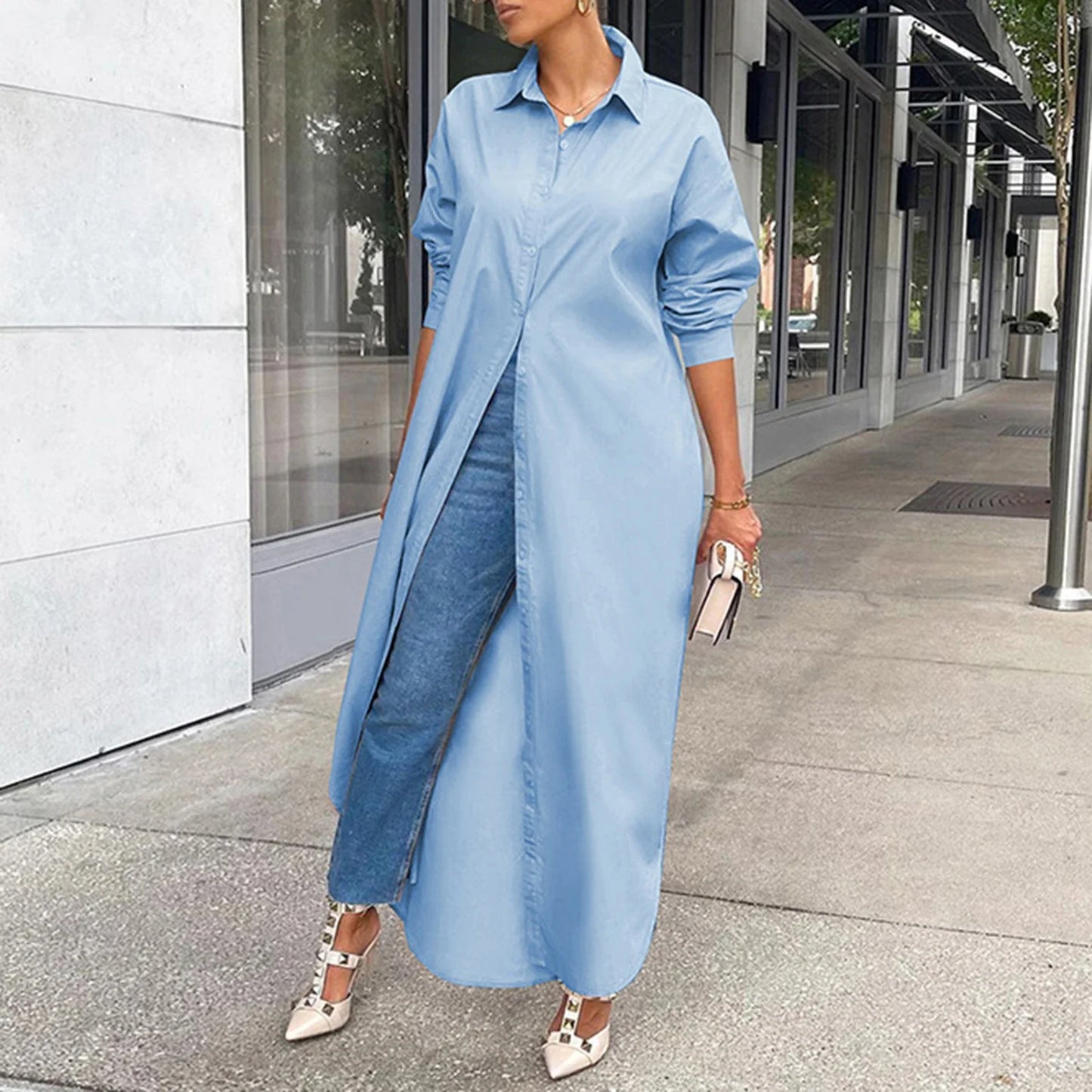 Vestido Camisa de Mujer