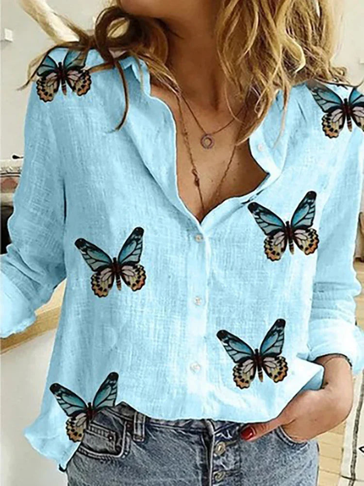 Camisa Vintage Algodón y Lino