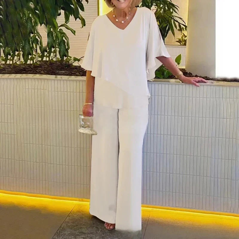 Elegant Batwing Sleeve Set