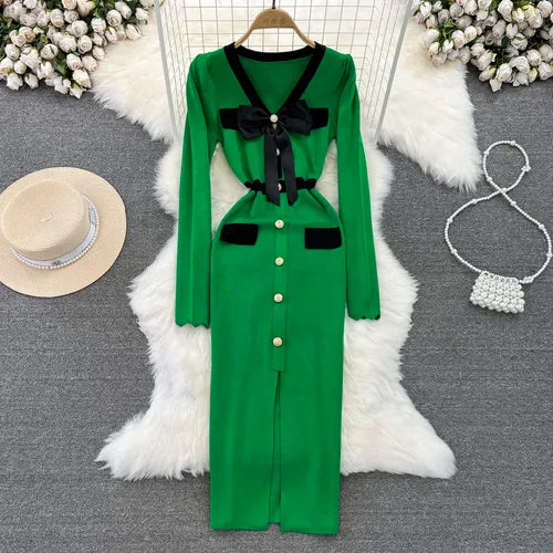 Vestido Bodycon Estilo Francés