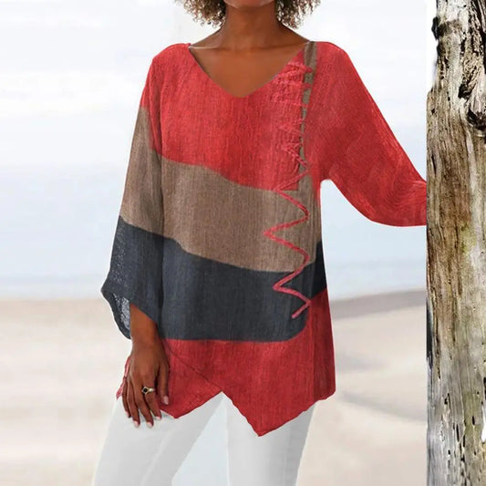 Blusa Estampada Geométrica