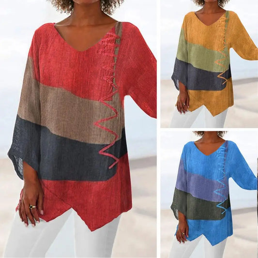 Blusa Estampada Geométrica