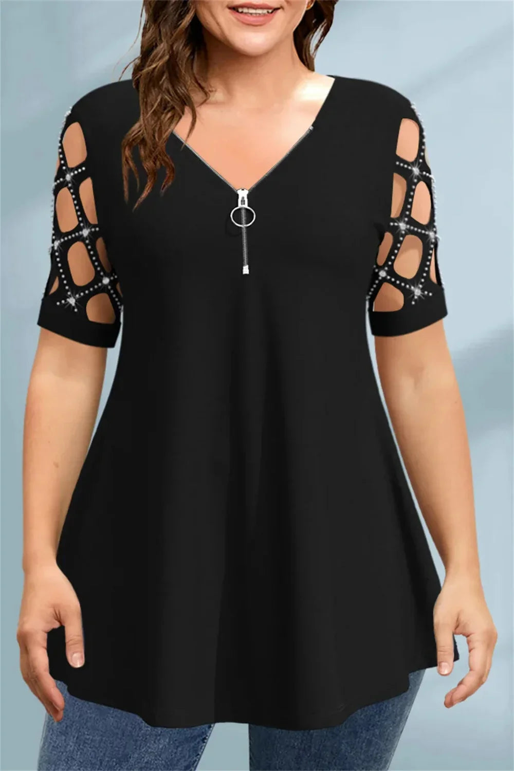 Blusa Plus Size Casual