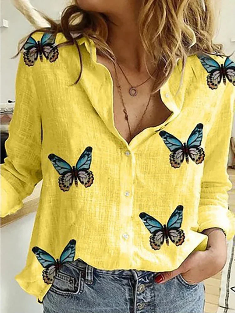 Camisa Vintage Algodón y Lino