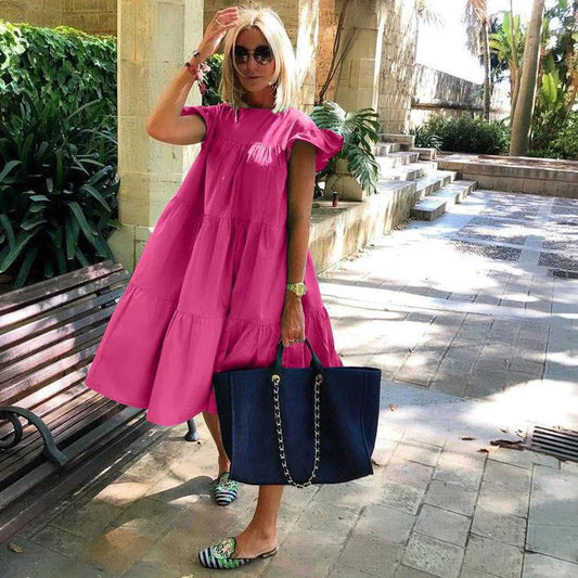 Vestido Midi Volanteado
