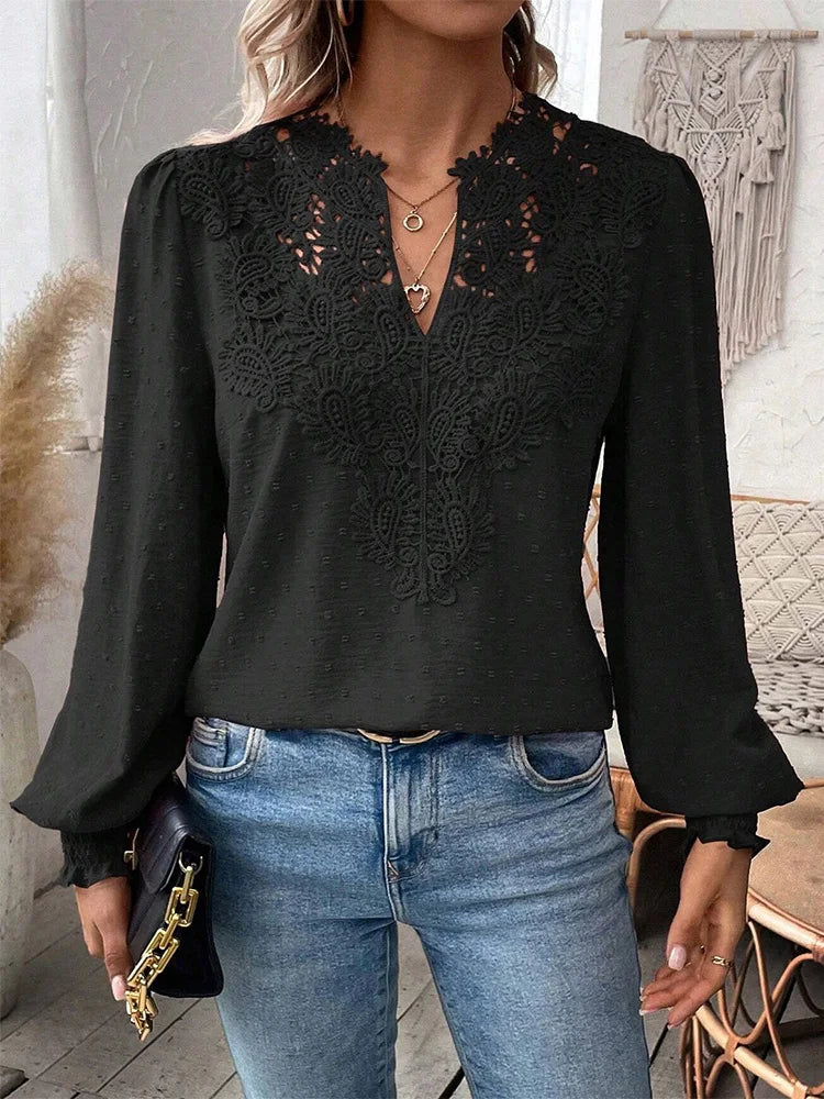 Blusa Elegante de Encaje