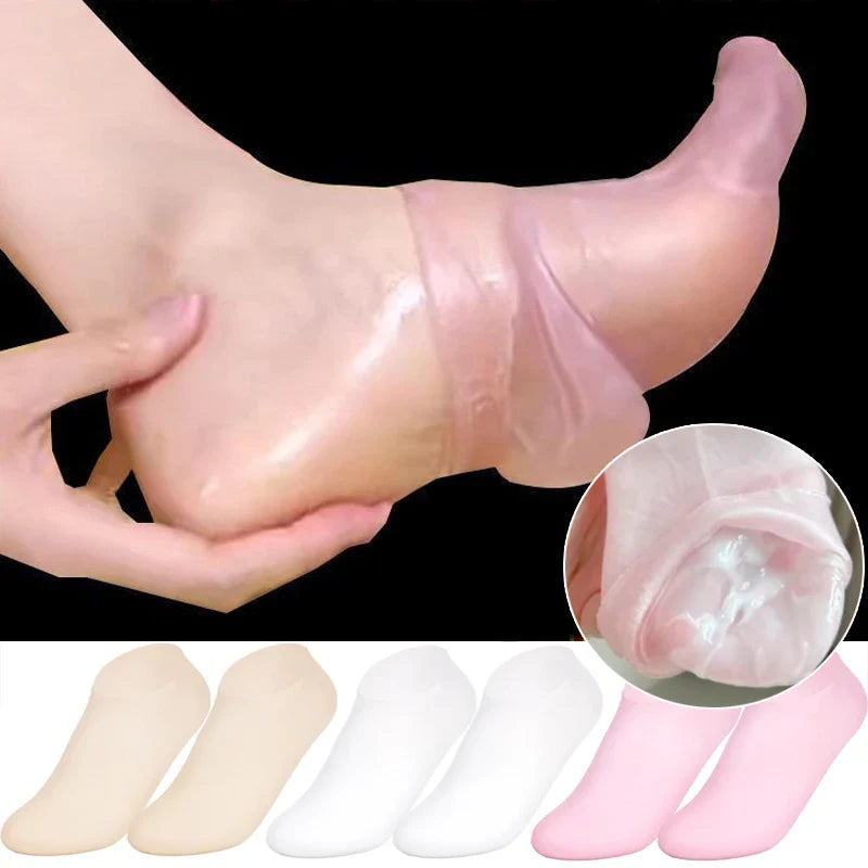 Moisturizing Silicone Socks for Dry and Cracked Feet