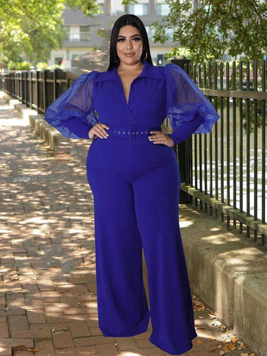 Elegant Plus Size Women's Jumpsuit