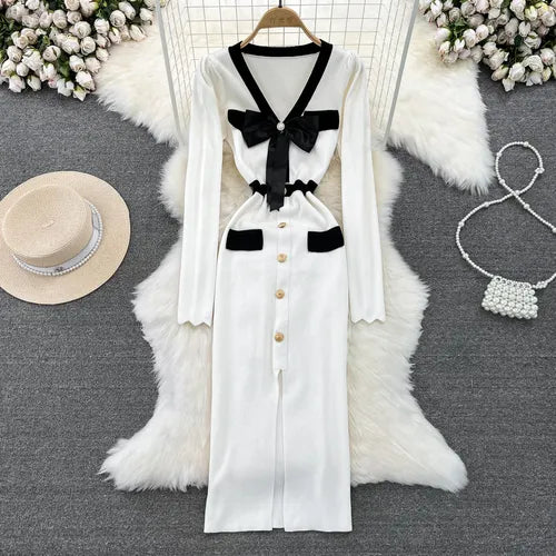 Vestido Bodycon Estilo Francés