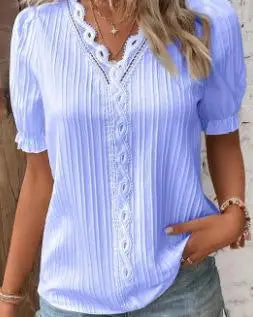 Blusa Tejida con Cuello V
