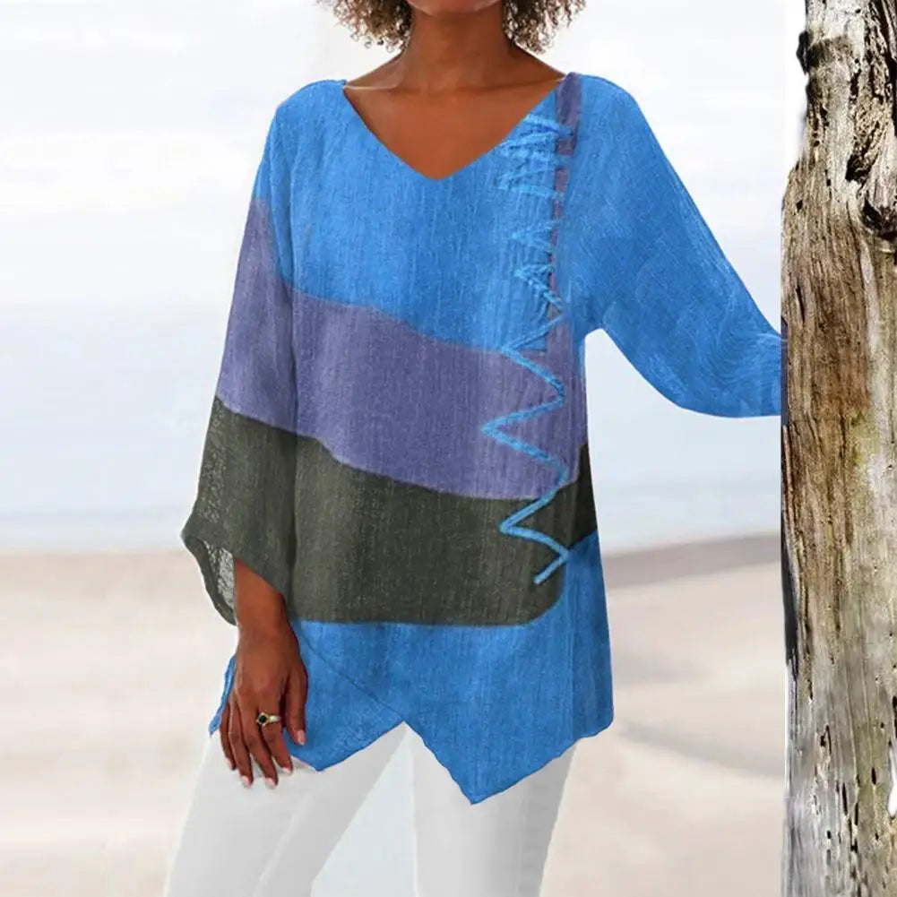 Blusa Estampada Geométrica
