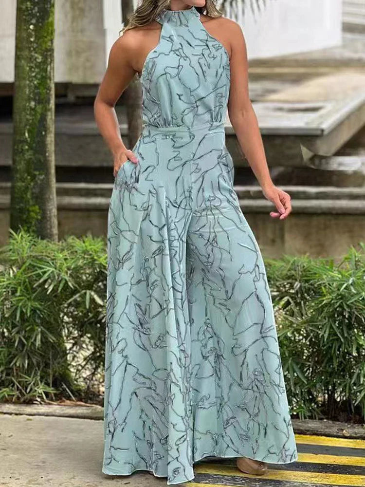 Elegant Jumpsuit with Open Back