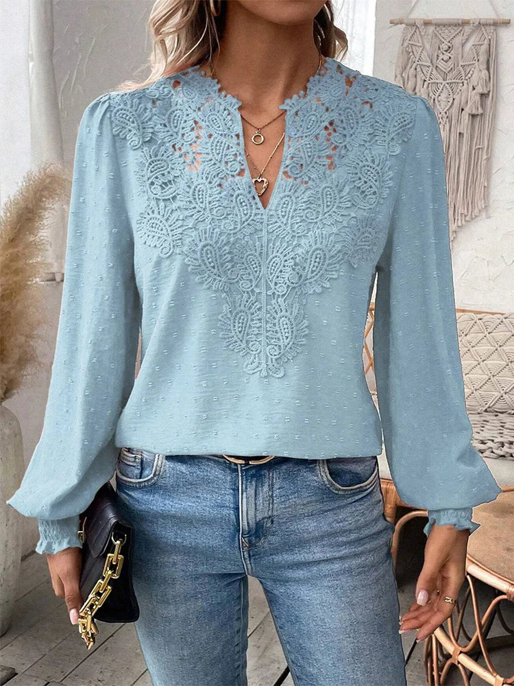 Blusa Elegante de Encaje
