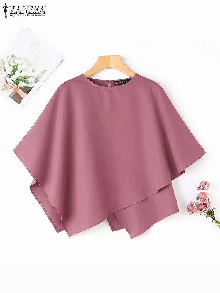 Blusa elegante con volante