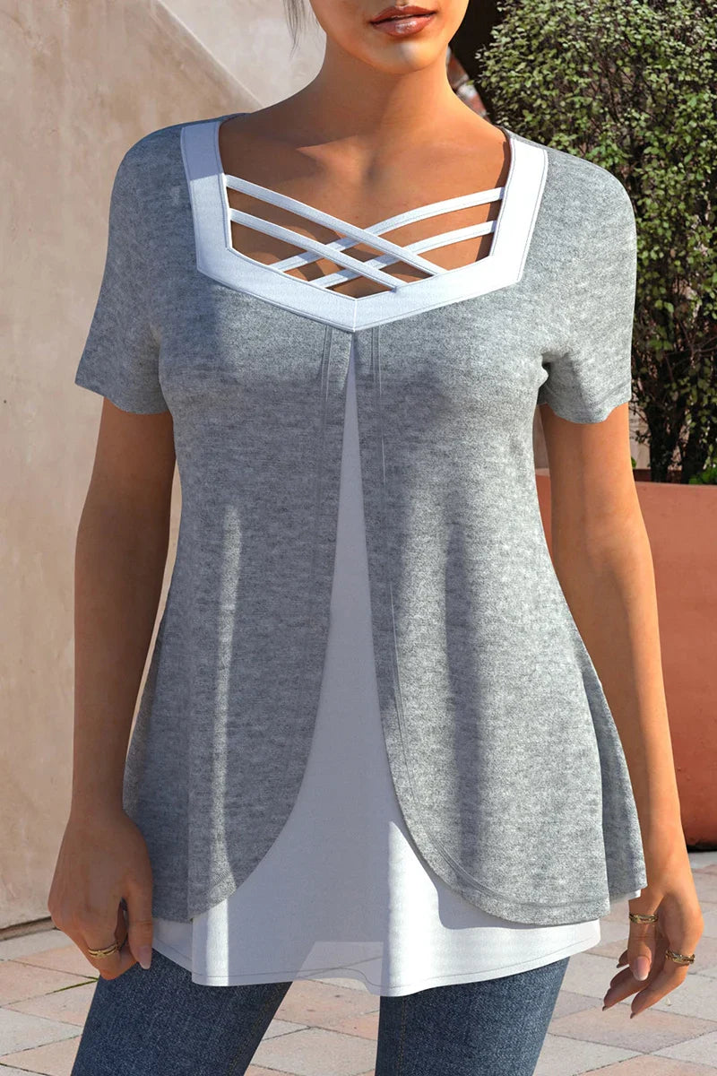 Blusa Plus Size Casual