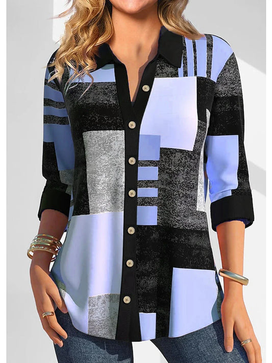 Blusa Color Block Casual