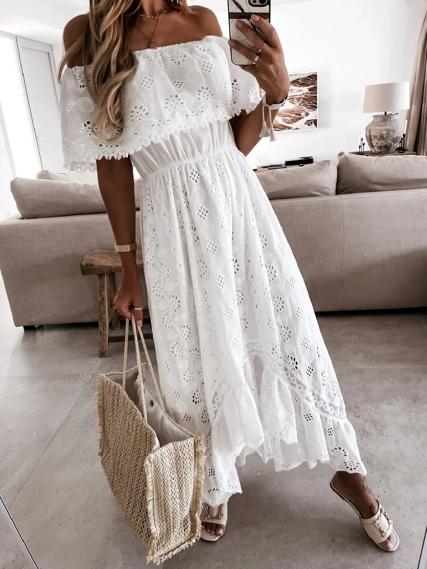 Vestido Blanco de Verano