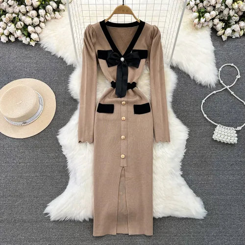 Vestido Bodycon Estilo Francés
