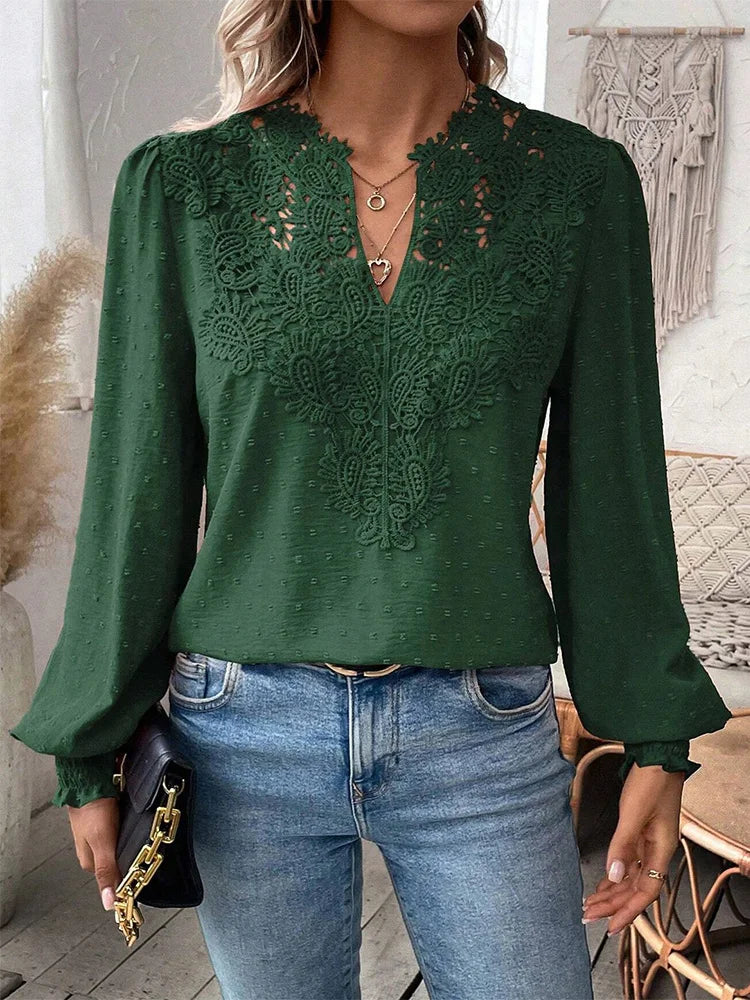 Blusa Elegante de Encaje