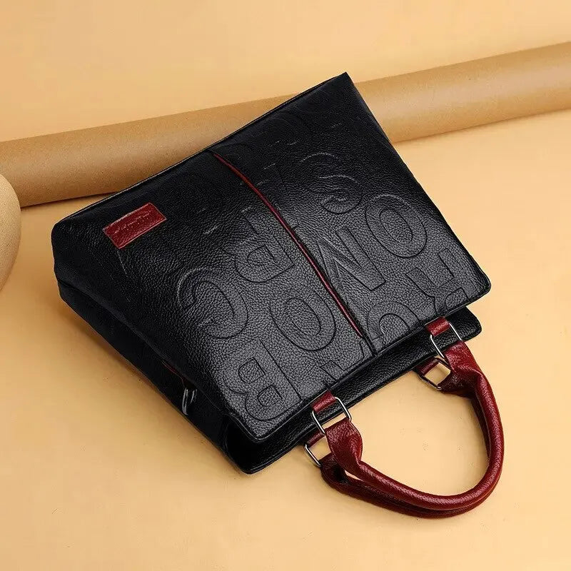 Nuevo Bolso de Mano con Letras Grabadas