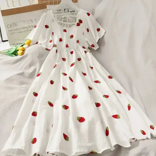 Vestido Estampado de Fruta