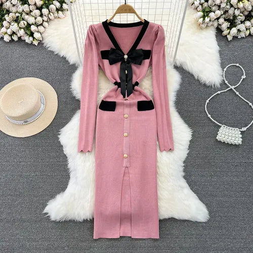 Vestido Bodycon Estilo Francés