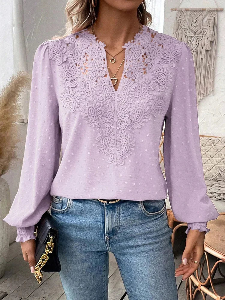 Blusa Elegante de Encaje