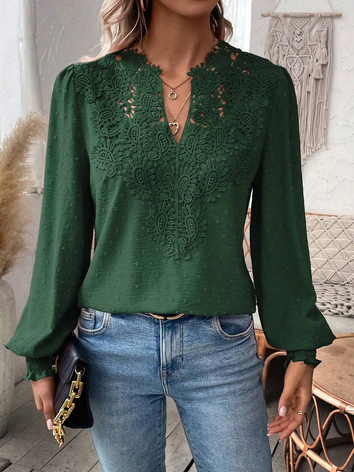Blusa Elegante de Encaje