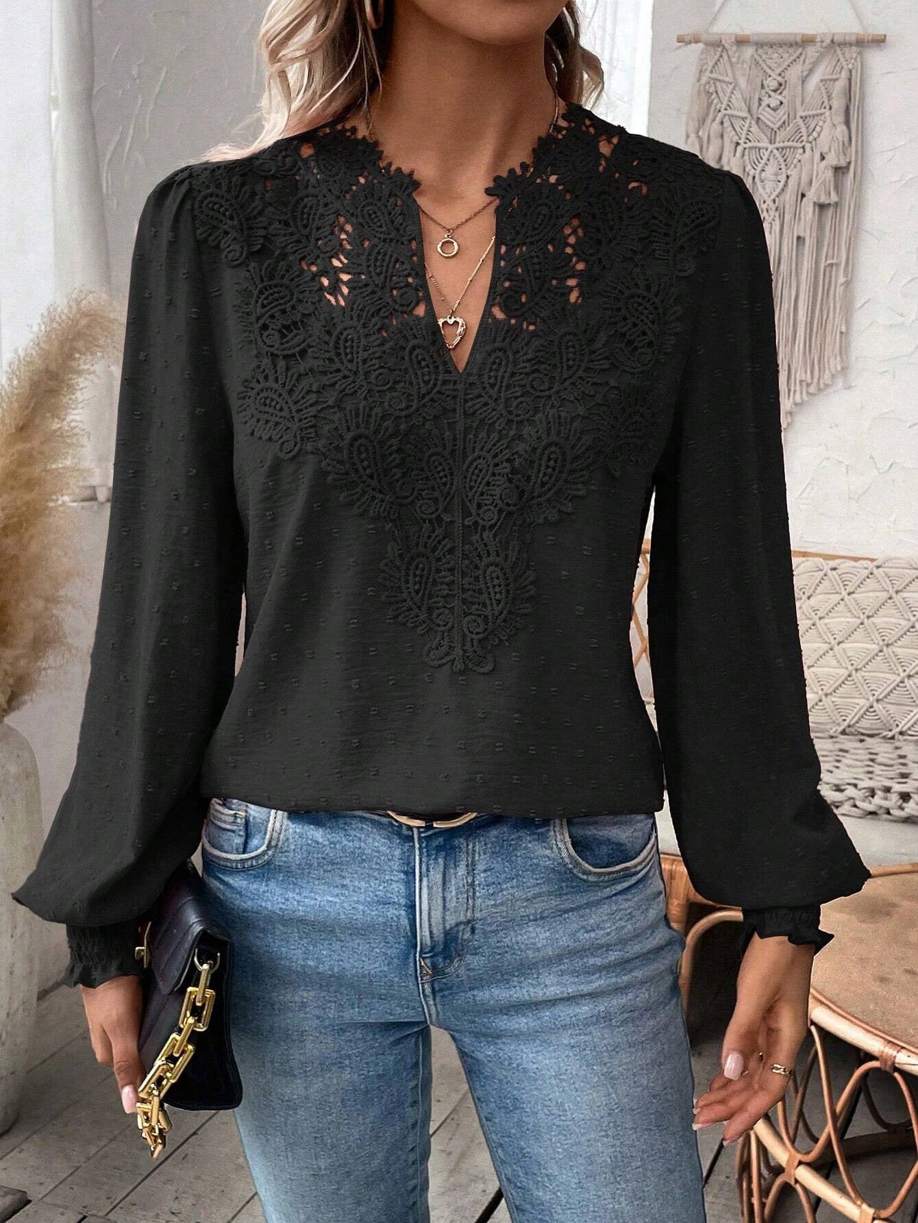 Blusa Elegante de Encaje