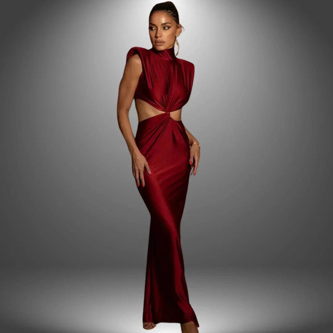 VALENTINA | ELEGANTE VESTIDO LARGO HECHO A MANO